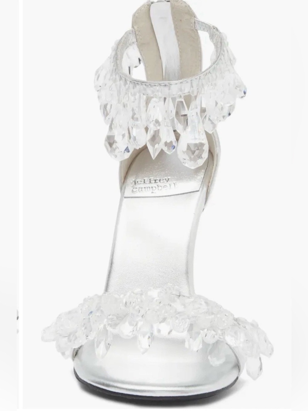 Jeffrey Campbell Crystal Ankle Strap Sandal ( Women) Size 6 Brand New - Picture 4 of 6